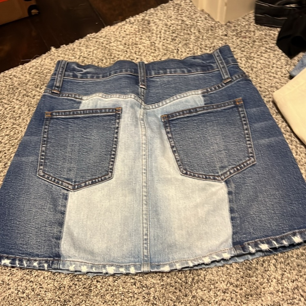 Madewell color block skirt - Picture 2 of 3
